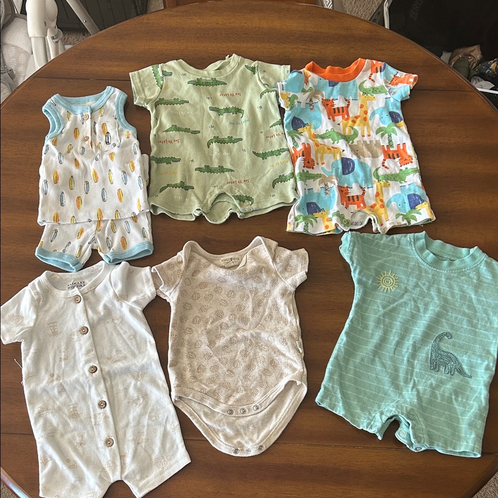 Carter's Assorted Colorful Bodysuits Set